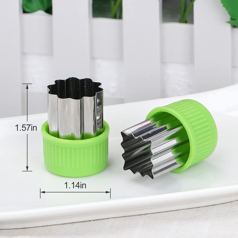 NEW LIVE 35 Pack Cookie Cutters Vegetable Fruit Cutter Shapes