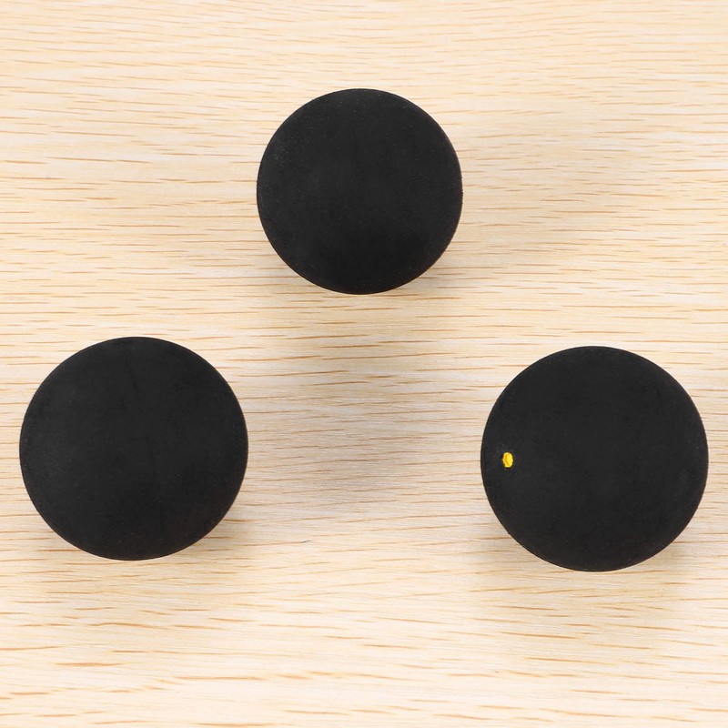 Futihana 3Pcs Squash Ball One-Yellow-Dot Low Speed Sports Professional Player