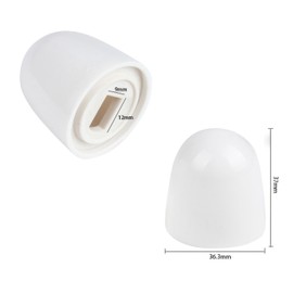 Universal Toilet Bolt Caps 32Pcs Set - Plastic Toilet Seat Floor Caps with Washers for Hide Toilet Bowl Screws