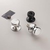 STARPY Black Door Knobs, Pismo Door Knob with Lock, Privacy