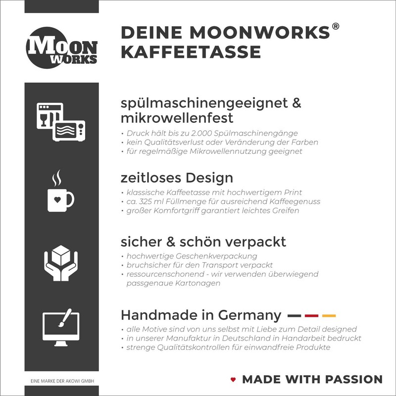 MoonWorks® Kaffee-Tasse Gaming Spruch do it for the loot Schatztruhe
