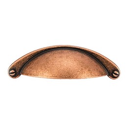 FITTINGSCO Copper Kitchen & Bedroom Cabinet Cup Pull & Knob Handle Collection