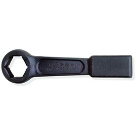 URREA 6-Point Striking Wrench - 3/4” Flat Strike Wrench with Straight Pattern Design & Extra Wide Striking Zone - 2712SWH,Steel