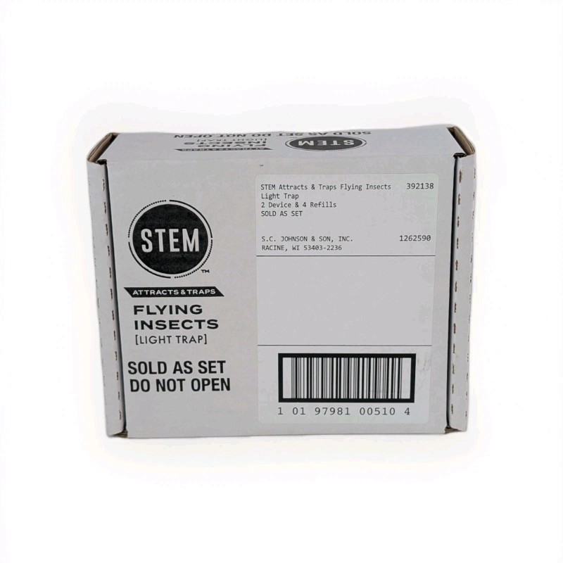 STEM Indoor Fruit Fly Light Trap, 2 Pack Plug-ins and