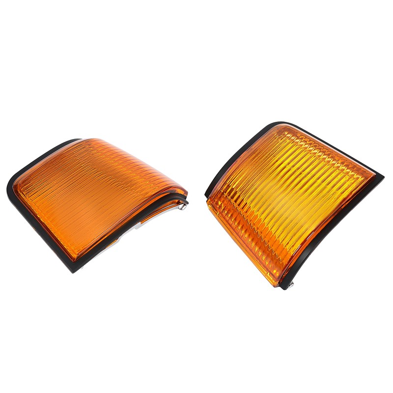 HECASA Amber Marker Lights Lens Compatible with 1987-1988 Oldsmobile Cutlass