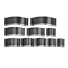 10pcs Leather Punch Incisive Thick Shallow Circle Shape High Carbon