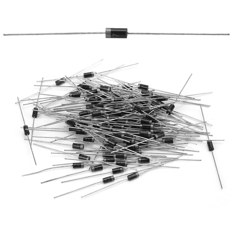 Rectifier Diode 100pcs 1N4007 1000V 1A Electronic Silicon Diodes High