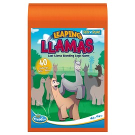 ThinkFun 76545 Flip N' Play Leaping Llamas - The Logic Game for Children and Adults from 8 Years, from 1 Player