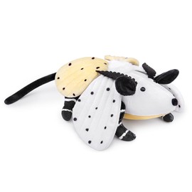 RLOMUTE Salt Moth Rat Toy, Cute White Salt Moth Rat Toy, Soft Plush Toy, Silk Moth Plush Toy Collection, Flying Moth Animal Boys and Girls 8 Inches
