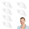 PYEUIFT Pack of 6 Transparent Eye Patches, Adjustable Plastic Eye