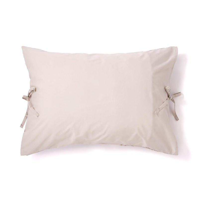 Francfranc Gathers Ribbon Pillow Cover 27.6 x 19.7 inches (70