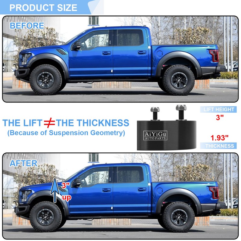AiYiGu 3 Inches Front Leveling Lift Kit for Ford F-150