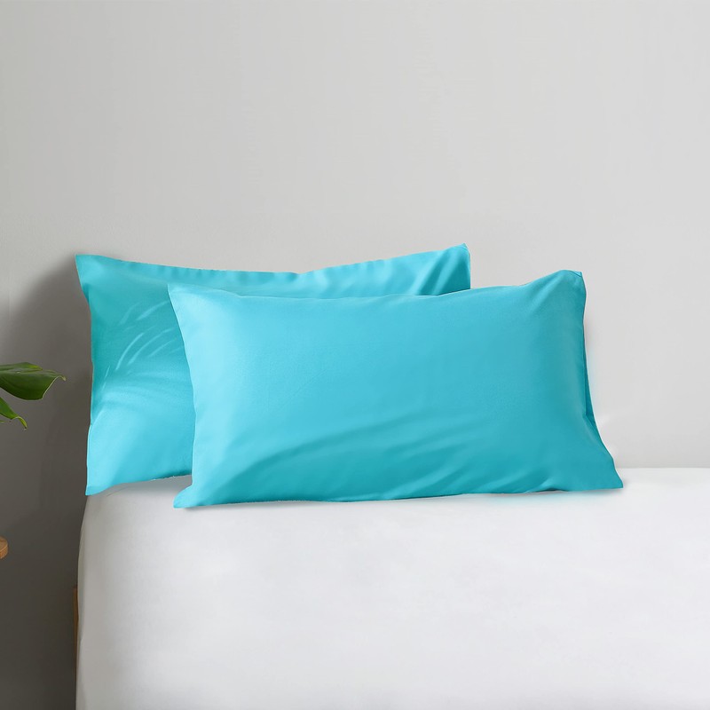 EVOLIVE Ultra Soft Brushed Microfiber Standard Size 20"x30" Pillowcases Pair