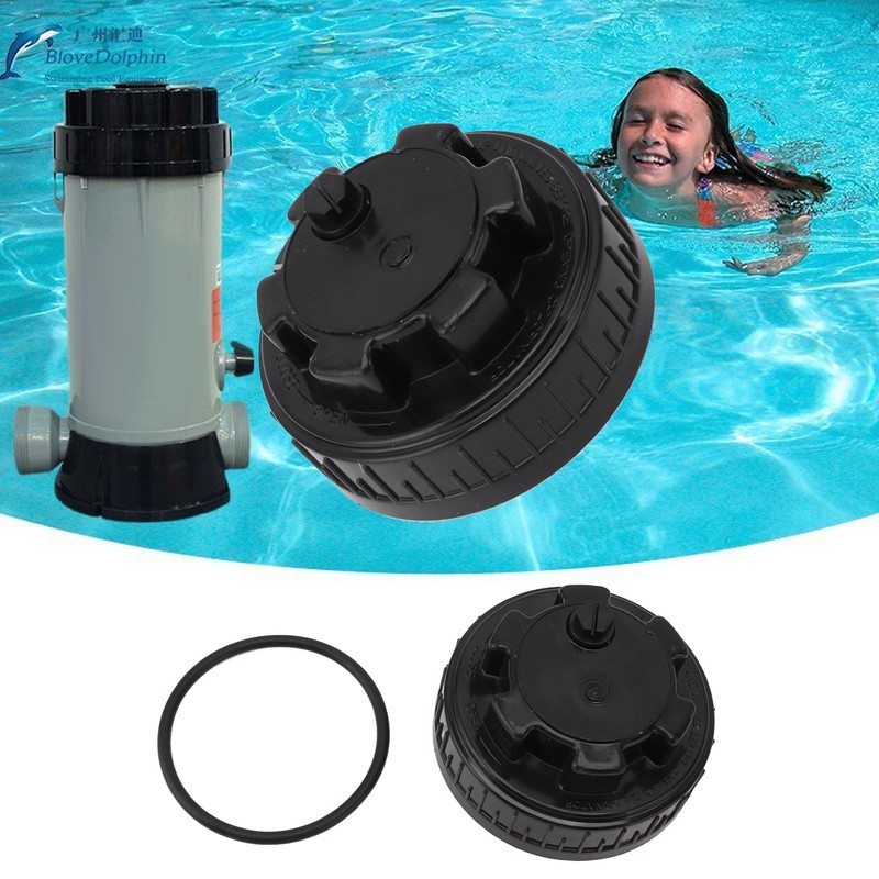 Chlorinator Cover Replacement Plastic Lid Easy Installation Tight Sealing Chlorinator