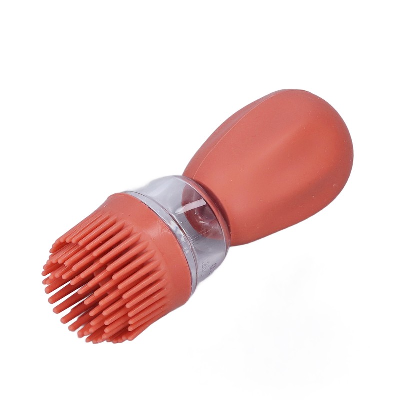 2pcs Oil Container with Silicone Brush Oil Dispenser Bottle for