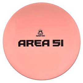 DOOMSDAY DISCS Area 51 | Stable Disc Golf Putter and Approach Disc | Soft Grippy Plastic (Pink)