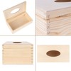 Creative Deco Cosmetic Tissue Box Wooden Tissue Box | 25.5