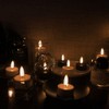 ENERJARY LED Tea Light Candles with Timer Flickering Flame 12pcs