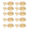 10 Sets Rivets Studs Screw 13mm Chrysanthemum Leathercraft Button Decoration