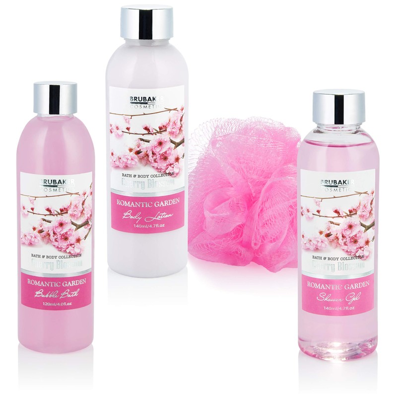BRUBAKER Cosmetics Bath and Shower Set with Bathtub, Gift Set