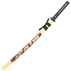 Katana Sword Real Damascus Sword Handmade Samurai Sword Swords for Full Tang