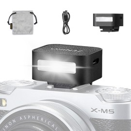 ZENI ZF04 Camera Flash, 6500K±200K Mini Flash for Canon, Sony, Fuji, Nikon, Panasonic, Olympus (ZF04-Black)