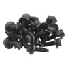 GoaMotors 20pcs Hex Washer Head Spin Lock Body Bolts Dark