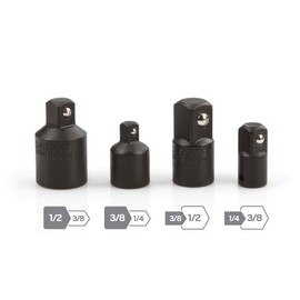 Tekton 4957 Juego de Adaptadores y Reductores de Impacto, 4 Piezas