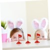 SUPVOX 50Sets Plastic Red Flag Model for DIY Miniature Scene