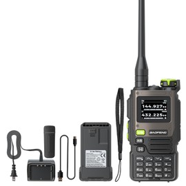 BAOFENG UV-K61 Pro Radio Upgrade of BAOFENG UV-K6 Handheld Radio Mutli-Band USB-C Charger Rechargeable 2600mAh Battery NOAA Weather Alarm 2Tone 5Tone Two Way Radio