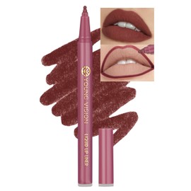 Jutqut Waterproof Lip Liner, Lipstick Long Lasting, Waterproof Smudge-proof Lip Liner, Matte Liquid Lip Liner Pencil, High Pigmented Makeup Lip Pencil, Smooth Lip Liner, Natural Lipstick