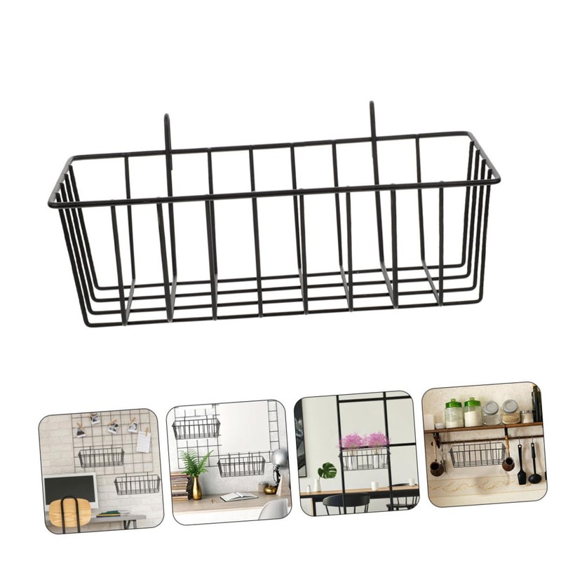 Ciieeo Bathroom Hanging Wire Basket Organizer for Wall Shelf for