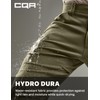 CQR Men's Quick Dry Tactical Pants, Water Resistant Outdoor Pants,