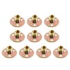 FOCMKEAS 10 Pcs M10 Total Height 0.67 in (17 mm)