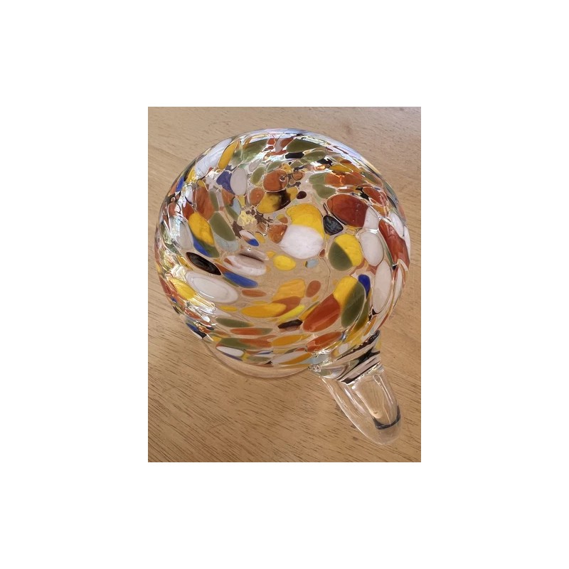 Murano NEW Murano Confetti Studio Art Glass Mug Hand Blown