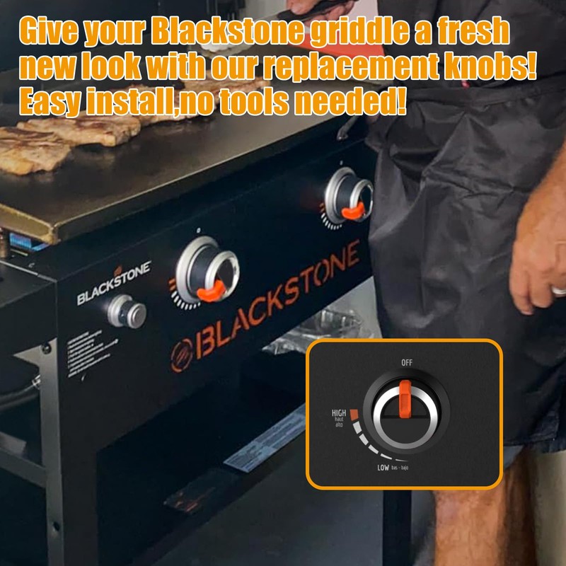 Control Knob for Blackstone 17" 22" 28" 36" Griddle Accessories