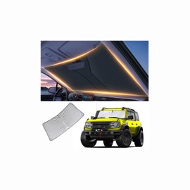 Windshield Sun Shade for Ford Bronco Front Window Shades Cover for 2021-2024 Bronco Windshield Sun Visor Protector Car Accessories