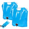 2Pcs 5L+10L Outdoor Folding Water Bag Car Water Carrier Container