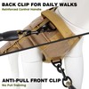 Plutus Pet Tactical Dog Harness with All Metal Buckles, Adjustable,