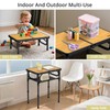 Anbte 2ft Camping Table Foldable with Storage Net, 3 Adjustable