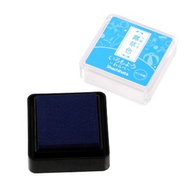 Shachihata Stamp Pad, Iromoyo, Warabe, Tsuyukusa-iro (Dayflower Blue), HAC-S1-LB