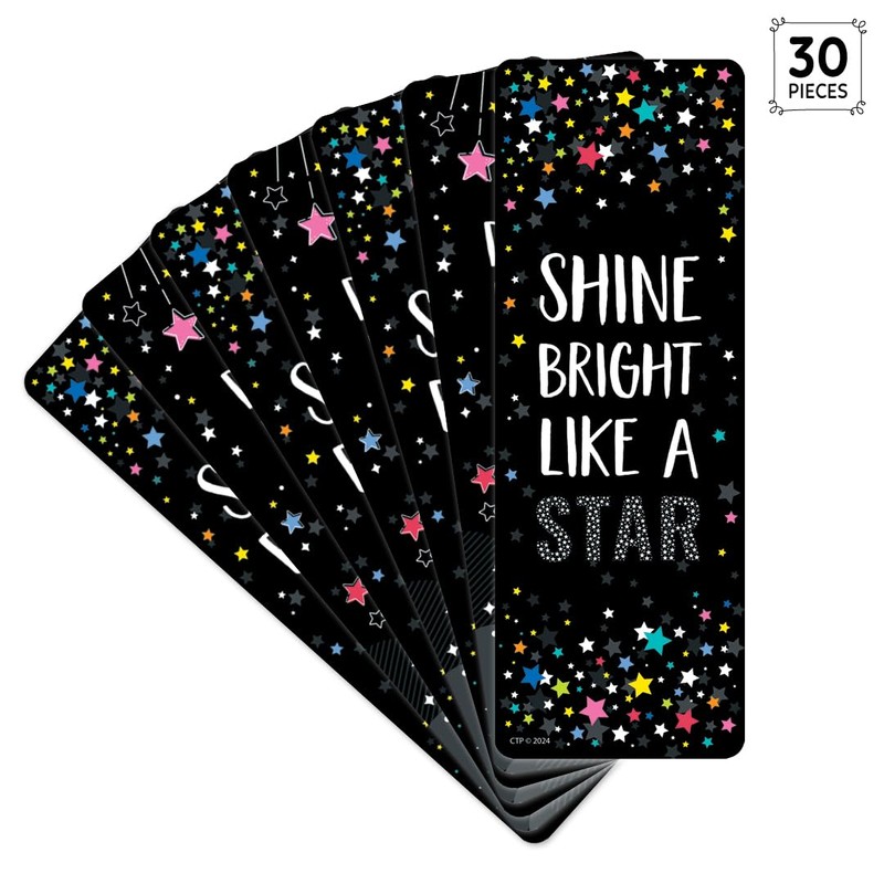 CTP Star Bright Positive Mindset Bookmark Top Classroom and Homeshool