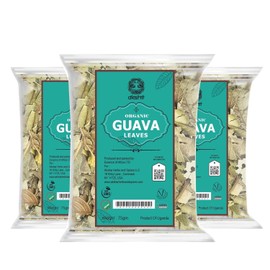 Akshit Organic Guava Leaves, Dried From Fresh Guava Leaves, Caffeine free, USDA certified, Hojas De Guayaba Organica, Non GMO. 7.8oz.