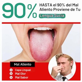 RONAVO Limpiador de lengua (2 unidades), raspador de lengua para curar el mal aliento (grado médico), limpiadores de lengua de acero inoxidable, 100% 