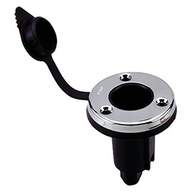 Perko 1045P0SDP 2-Pin Plug-in Type Base - Stainless/Black