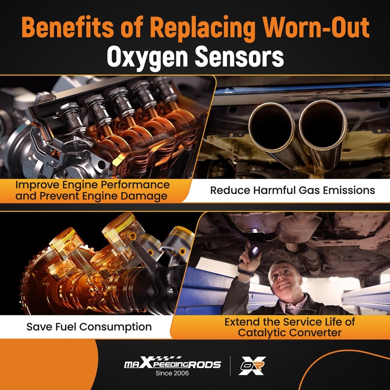 maXpeedingrods 2PCS Oxygen O2 Sensor Set Upstream & Downstream, 4-Wire