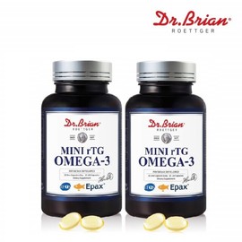 Aljak Omega 3 Mini Small Al Youth Omega 3 Three 2 cans / 알작은 오메가3 미니 작은알 청소년 오메가3 스리 2통