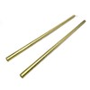 2PCS ZQToday Solid Brass Rods 3/8 x 12 Inch Brass
