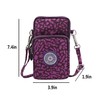 ZGMYC 3-Layers Cellphone Pouch Wristlet Purse Waterproof Sports Armband Crossbody