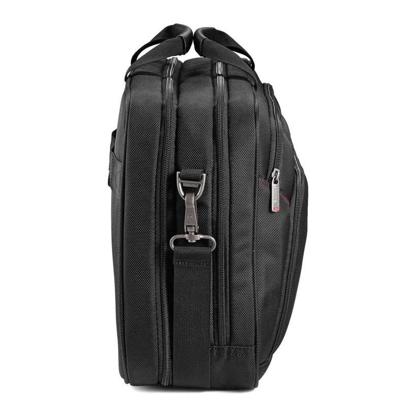 Samsonite Xenon 3.0 Gusset Check-Point Friendly Tech Locker Brief, Black,